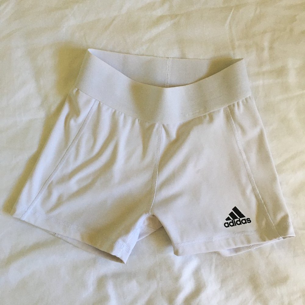 Adidas women's white shorts. Size XS.